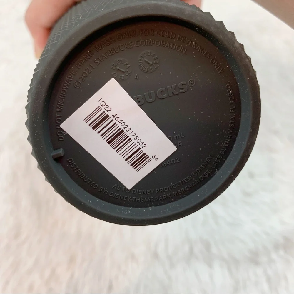 Walt Disney World 50th Anniversary Geometric Starbucks Tumbler matte black 24oz‎